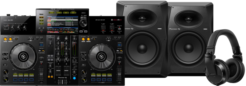 Pioneer DJ XDJ-RR + Pioneer DJ HDJ-X7 Zwart + Pioneer VM80 (per paar)