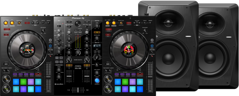 Pioneer DJ DDJ-800 + Pioneer VM70 (per paar)